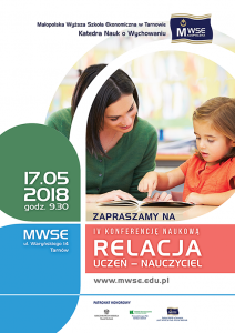 Relacja uczeń - nauczyciel 2018 plakat