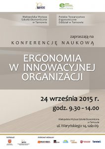 konferencja ergonomii plakat