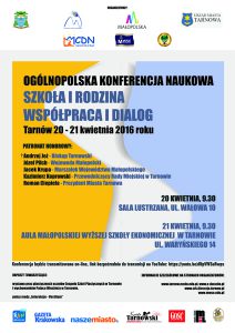 Plakat konferencja 20-21 kwietnia 2016