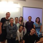 Grupa studentów MWSE z profesorem Luis Elói lektorem języka portugalskiego