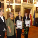 Dr Renata Smoleń, dyr. Danuta Nosek, Ewa Tutaj i Paulina Baranowska