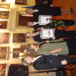 Nagrodzone studentki wraz z dziekanami MWSE i p. Danutą Nosek, Dyrektorem ds. Ekonomicznych Szpitala im. e Szczeklika w Tarnowie