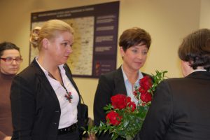 Dr Renata Żaba-Nieroda i wicekanclerz mgr Renata Mielak