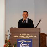 Mgr Radosław Pyrek w trakcie wystąpienia
