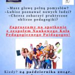 Dołącz do koła naukowego pedagogów „Paidagogos”