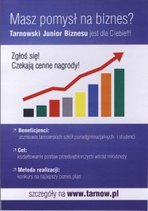 Tarnowski Junior Biznesu plakat