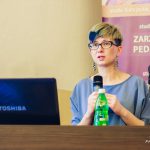 mgr Ewa Błaszczak podczas wystąpienia