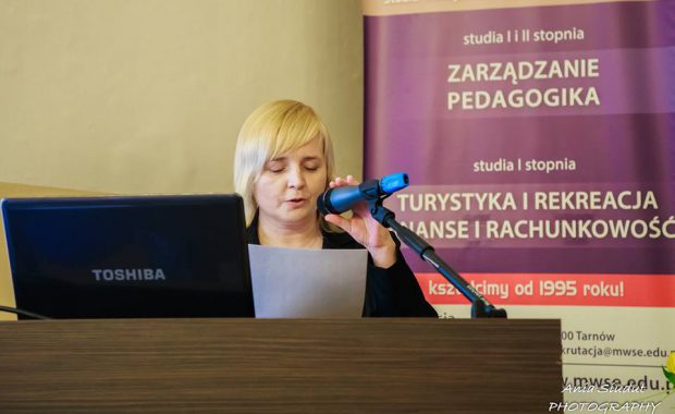 Wystąpienie mgr Lucyny Widomskiej