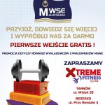 Wejściówki do klubu fitness dla studentów MWSE