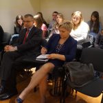 Uczestnicy konferencji, w pierwszym rzędzie dr Bogusław Wójcik