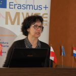 Professor Marija Miscancuk podczas swojej prezentacji