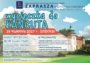 Wycieczka do Łańcuta - plakat