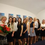 Grupa studentów z promotorem dr M. Dąbrową