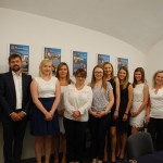 Grupa studentów z promotorem dr W. Koziołem